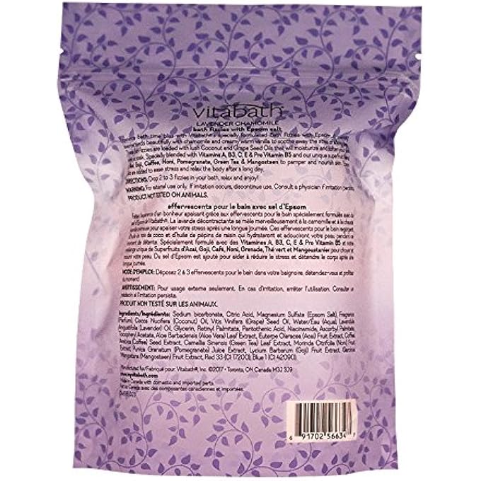 Vitabath Bath Fizzies, Lavender Chamomile, 10 Ounce - Image 2